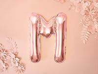 Folieballon M Rose Goud 35 cm - thumbnail