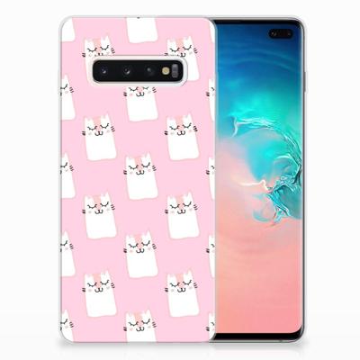 Samsung Galaxy S10 Plus | TPU Hoesje | Sleeping Cats