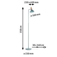 Paulmann Neordic Juna 79654 Staande lamp LED E14 20 W Hout, Koper, Zachtgroen - thumbnail