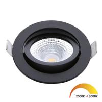 EcoDim LED inbouwspot 5W DimToWarm 85mm 36gr rond verstelbaar zwart - LED4710 - thumbnail