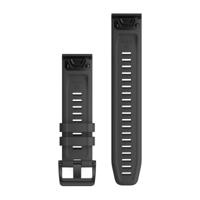 Garmin Siliconen Bandje Grijs/Zwart 22mm - thumbnail