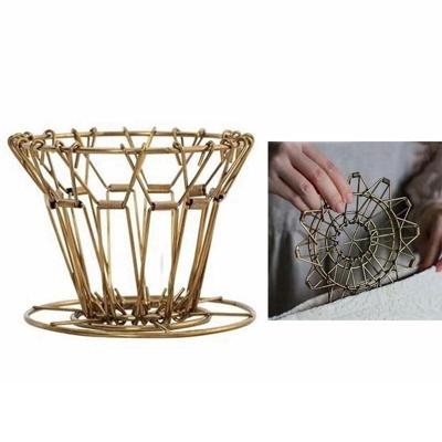 RVS opvouwbare espresso koffie filter Portable herbruikbare RVS opvouwbare espresso koffie filter Portable herbruikbare