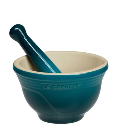LE CREUSET - Aardewerk - Vijzel Deep Teal 11,5cm 0,3l