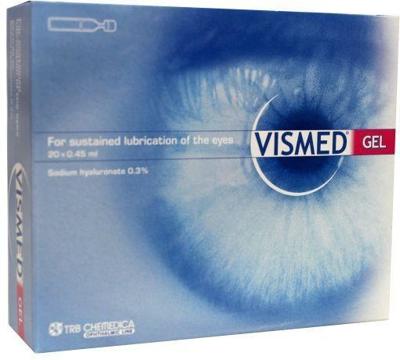 Vismed Gel Bevochtigen Ogen 0,3% Fl 20 X 0,45ml