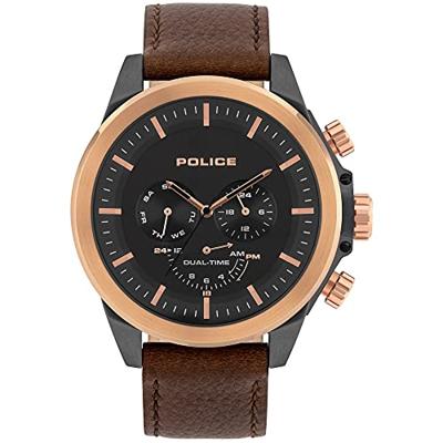 Police PL15970JSUR02 Heren Horloge 50mm 5 ATM Police PL15970JSUR02 Heren Horloge 50mm 5 ATM