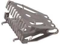 Nedco bijenbekje/ spouwvoegrooster - 15x50mm - geborsteld RVS - thumbnail