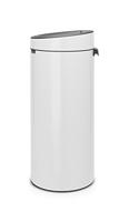 Brabantia touch bin afvalemmer 30 liter white - thumbnail
