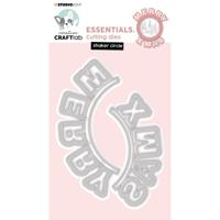 Creative Craftlab • essentials wordz xl cutting die merry x mas round - thumbnail