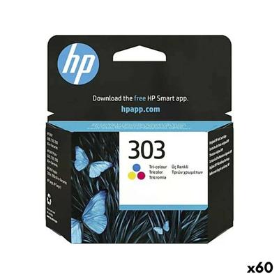 Originele inkt cartridge HP Nº 303 Tricolor (60 Stuks)