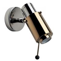 DCW Editions Biny Spot Led Wandlamp - Nikkel/goud - met stokje - zonder schakelaar - thumbnail