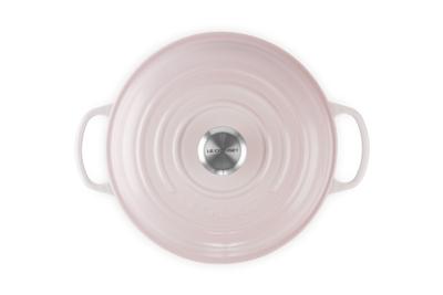Le Creuset Braadpan Signature Campagnard Shell Pink ø 26 cm / 2,2 liter