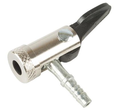 SKS Pompd slangnippel m/hevel staal chr