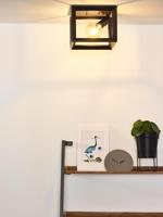 Lucide THOR Plafonnière 1xE27 - Grijs ijzer - thumbnail