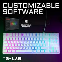 Gaming Keyboard The G-Lab Caesium TKL AZERTY - thumbnail