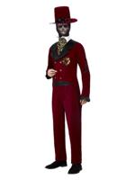 Deluxe DOTD Sacred Heart Groom Costume Burgundy - thumbnail