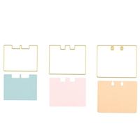 Vaessen Creative • snijmallen rolodex afgeronde rechthoek 3st. - thumbnail