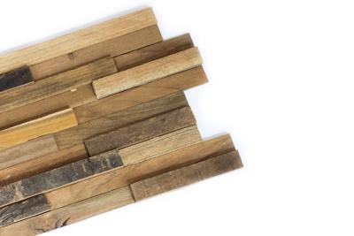 Houtstrip Muur Gerecycled Teak 60x20 cm Teak Houten Wandpaneel