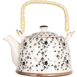 Clayre & Eef theepot met filter 800ml