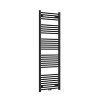 Radiator AquaSplash Saniro 60x160 cm Middenaansluiting Mat Zwart Aquasplash - thumbnail