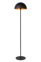 Lucide SIEMON - Vloerlamp - Ø 35 cm - 1xE27 - Zwart - thumbnail