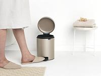 Brabantia pedaalemmer NewIcon 5 liter Metallic gold - thumbnail