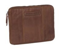 Chesterfield Ray lederen laptop sleeve hoes 13 inch cognac - thumbnail