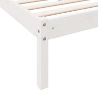 Bedframe extra lang zonder matras grenenhout wit 80x220 cm - thumbnail