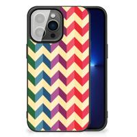 iPhone 13 Pro Back Case Zigzag Multi Color - thumbnail