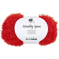 Creativ Company Schuur-sponsgaren, l: 90 m, rood, 50 gr/ 1 bol - thumbnail