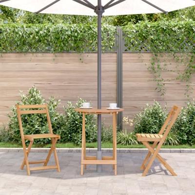 Tuintafel inklapbaar 60x75 cm massief acaciahout