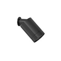 Hoofddouche Hotbath Cobber Beam 3 Standen Met Muurbevestiging Geborsteld Zwart PVD - thumbnail