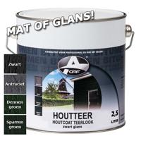 Afinol Houtcoat Teerlook Glans Zwart 200 liter - thumbnail
