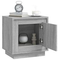 Nachtkastjes 2 st 44x35x45 cm bewerkt hout grijs sonoma eiken - thumbnail