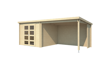 Blokhut met overkapping Manuel 600x275 Outdoor Life - Outdoor life