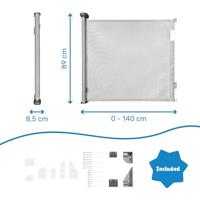 Intrekbare barrière Safe & Roll BADABULLE grijs - thumbnail