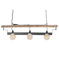 Plafondlamp Home ESPRIT Bruin Zwart Ijzer Acacia 116 X 16 X 26 CM - thumbnail