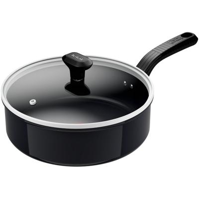 Tefal Kookgerei Tefal cook & change keramisch hapjespan 24 cm pfas-vrij met deksel keramische antiaanbaklaag geschikt voor inductie