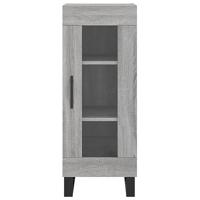 Dressoir 34,5x34x90 cm bewerkt hout grijs sonoma eikenkleurig - thumbnail