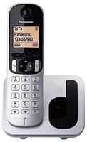Draadloze telefoon Panasonic KXTGC212SPS Amber Zilverkleurig Metaal - thumbnail
