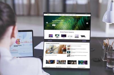 Acer Foldable PD193QE 19 Full HD Dual Portable IPS Monitor