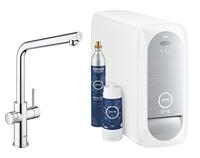 Bruisendwater Keukenkraan GROHE Blue Home Duo Starterkit Chilled en Sparkling Water L Uitloop Chroom - thumbnail