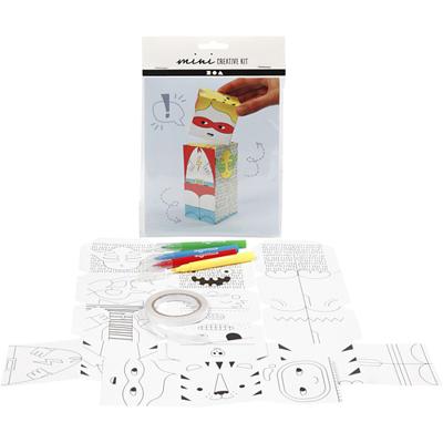 Creativ Company Mini creatieve set, monsters en robotten, 1 doos
