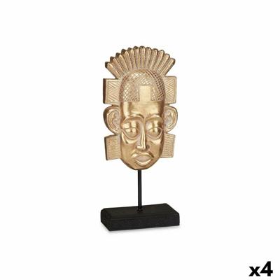 Decoratieve figuren Indiaas Gouden 17,5 x 36 x 10,5 cm (4 Stuks)