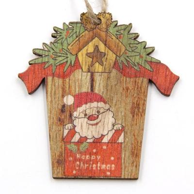 5 PC'S kerst houten creatieve huis accessoires scène decoratie (Santa Claus)