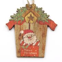 5 PC'S kerst houten creatieve huis accessoires scène decoratie (Santa Claus) - thumbnail