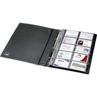 Sigel VZ301 Visitekaart ringboek 400 kaarten (b x h x d) 270 x 325 x 53 mm Zwart (mat) Kunststof - thumbnail