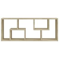 Wandschap 36x16x90 cm spaanplaat sonoma eikenkleurig - thumbnail