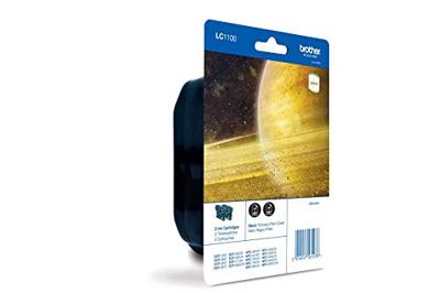 Brother LC-1100BK Black Ink Cartridge 2 stuks