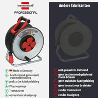 Brennenstuhl Professional SteelCore Kabelhaspel SC 2100 IP44 | 25m | H07RN-F 3G2,5 - 9192250110 - thumbnail