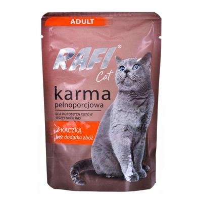 RAFI Cat Adult with duck - nat kattenvoer - 100g